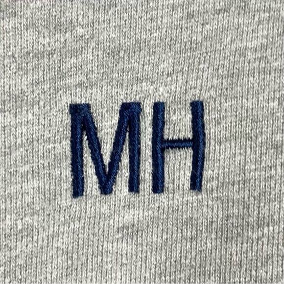 NWOT SOLD OUT NYC Sweatshirt S Limited-Edition Grey Rainbow-Stripe-Cuff&Hem Logo - Picture 5 of 10